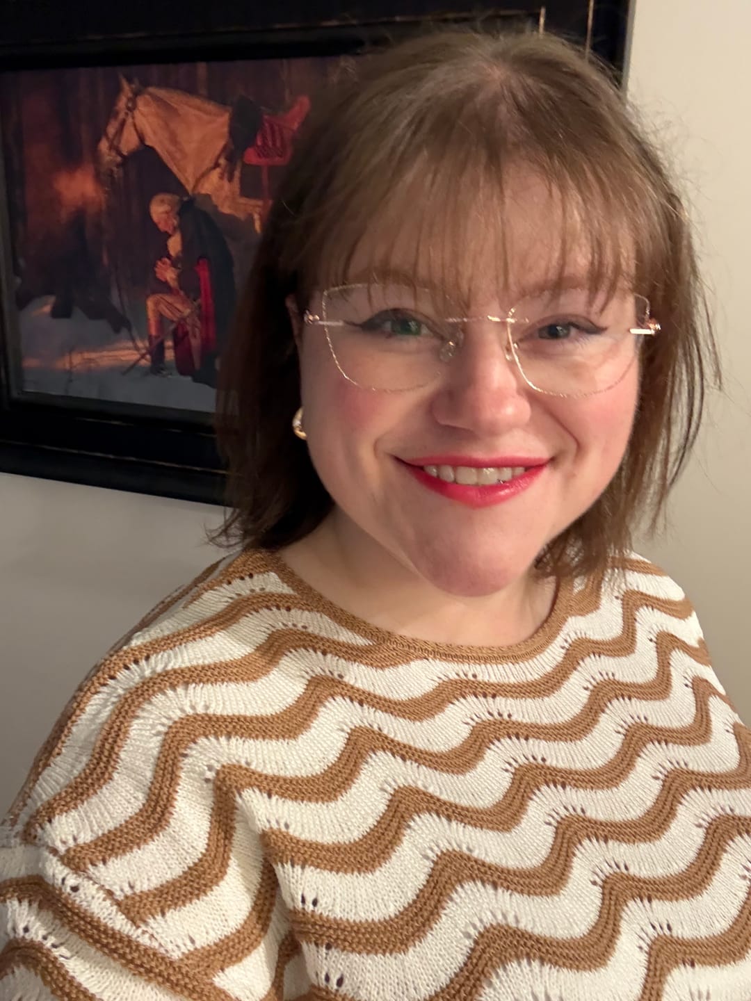Customer photo review of Mitzy Eyeglasses