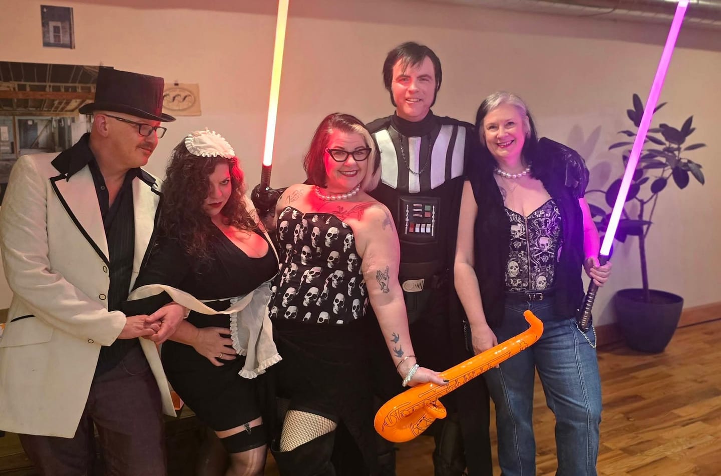 Customer photo review of Rocky Horror Halloween Murder Mystery Game Kit