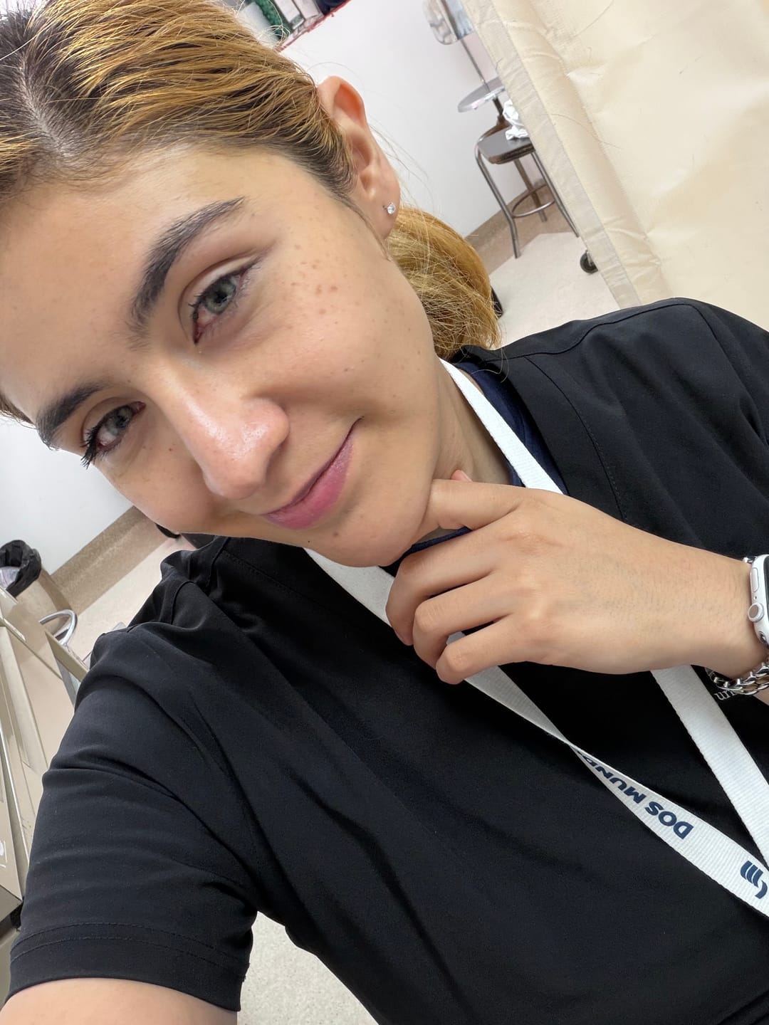 Customer photo review of Citha Hazel Brown Prescription Colored Contact Lenses