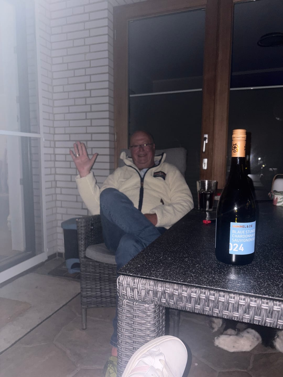 Customer photo review of Klettwatt Patch · Unisex Premium Sherpa Jacke