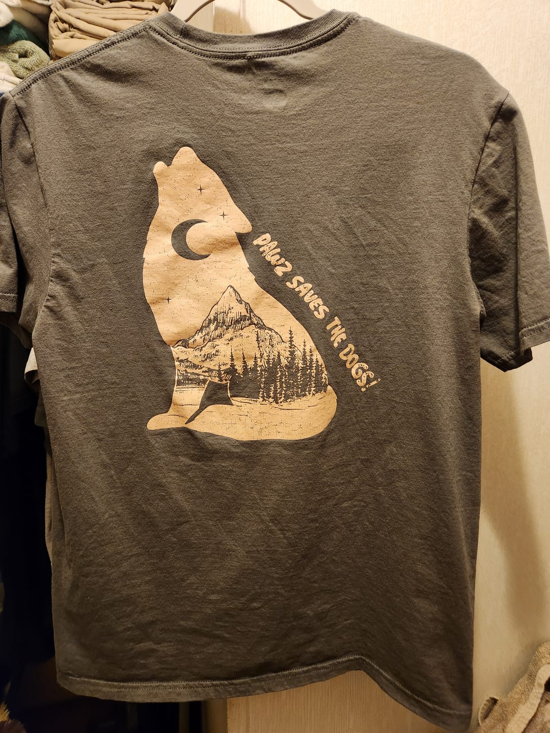 Customer photo review of Howling Pup (Adult Short Sleeve T-Shirt)