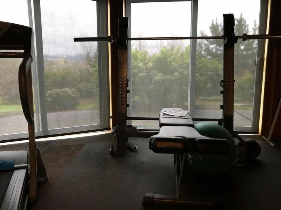Customer photo review of Smart Motorized Light Filtering Sheer Roller Shades Translucent Vision