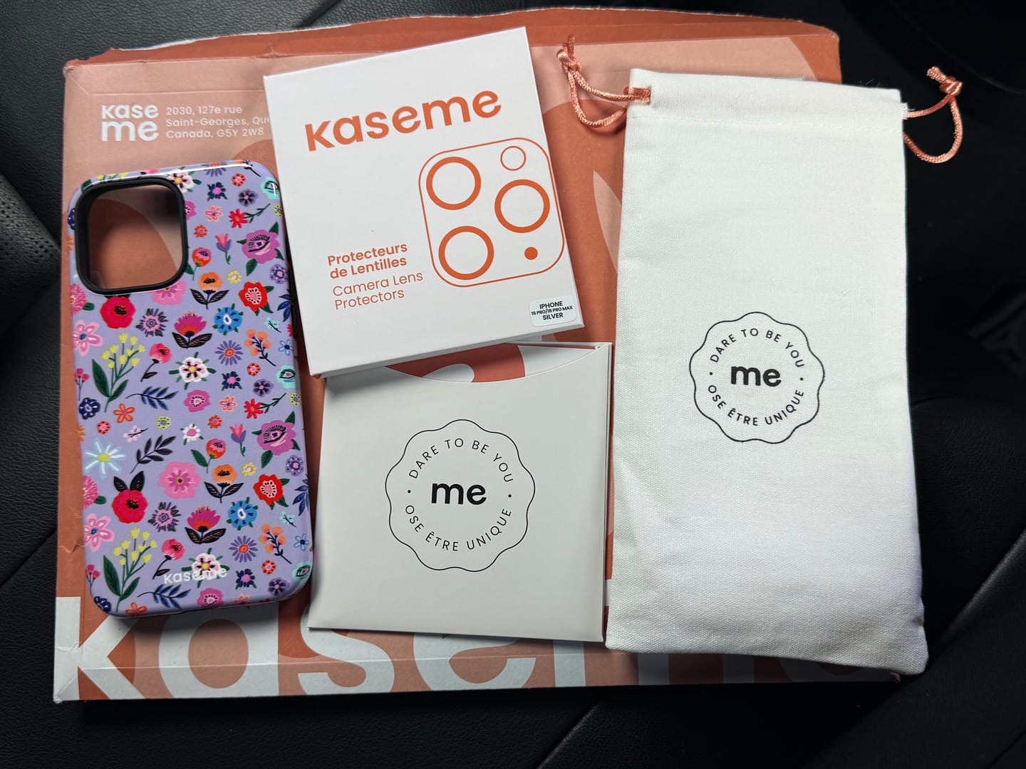 Customer photo review of Camera lens protector