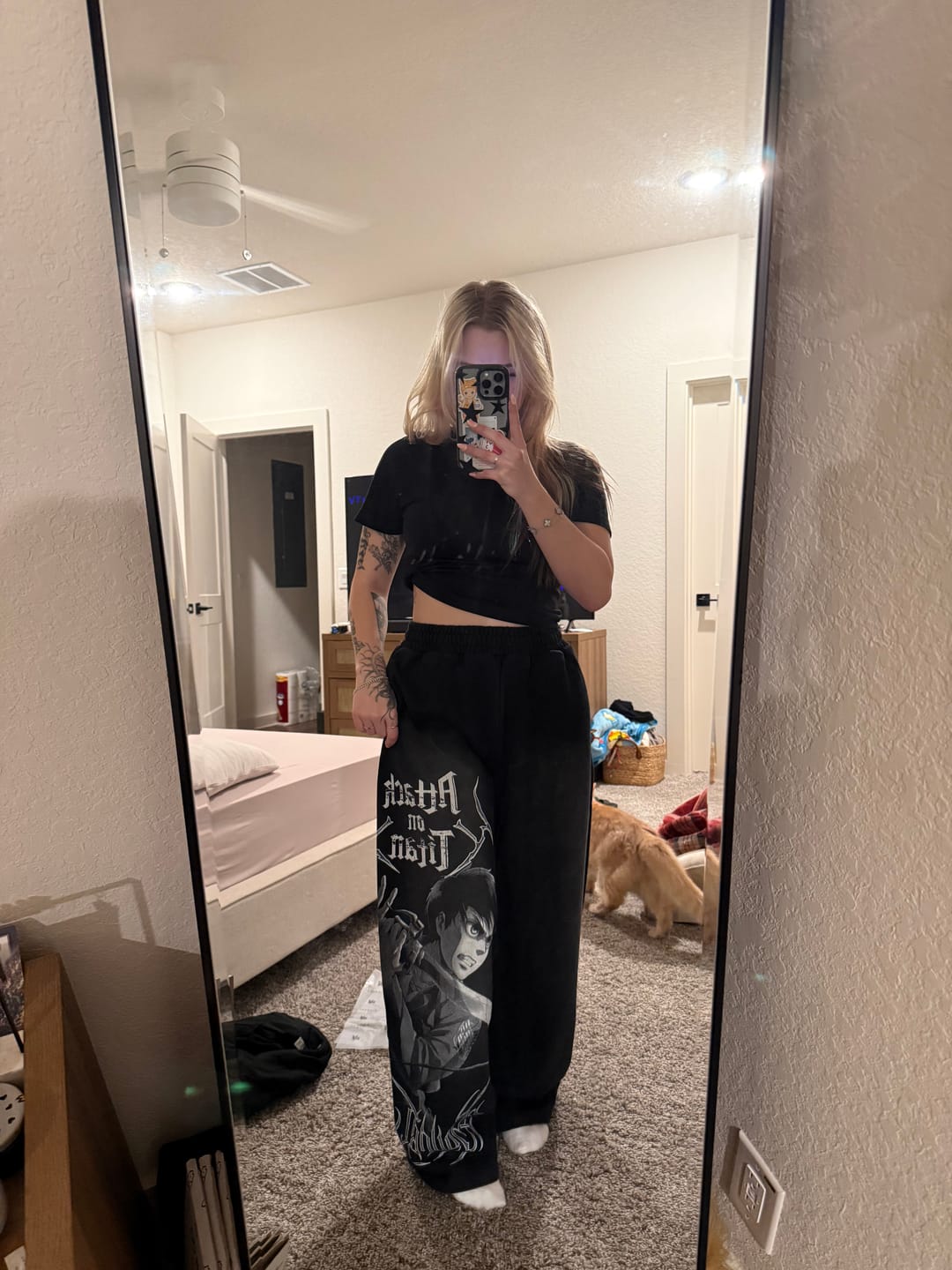 Customer photo review of 2128 - AOT©  x YLA Baggy Joggers