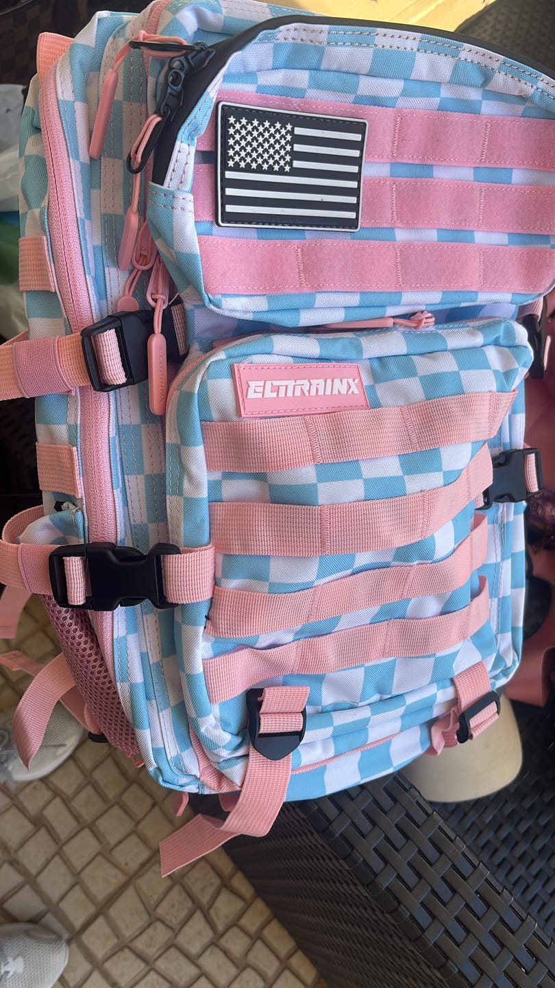 Customer photo review of Mochila Táctica 25L All In Vichy