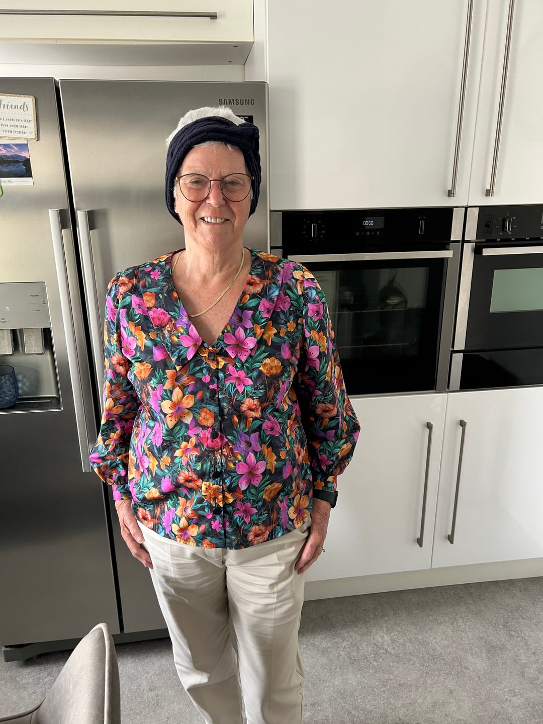 Customer photo review of Paradise Botanical Cotton Lawn Fabric