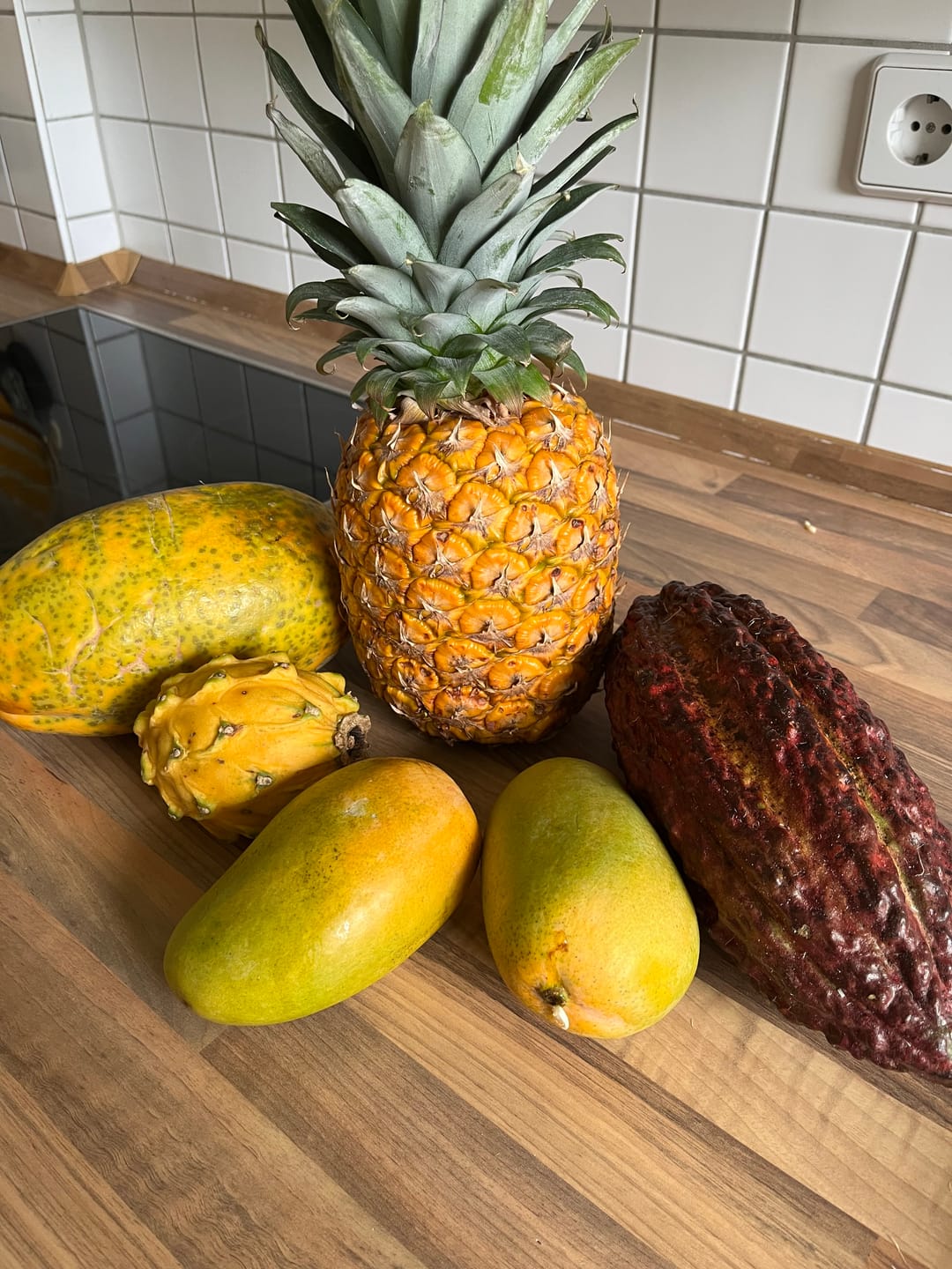Customer photo review of Ananas Flugware reifgeerntet Aktionspreis %