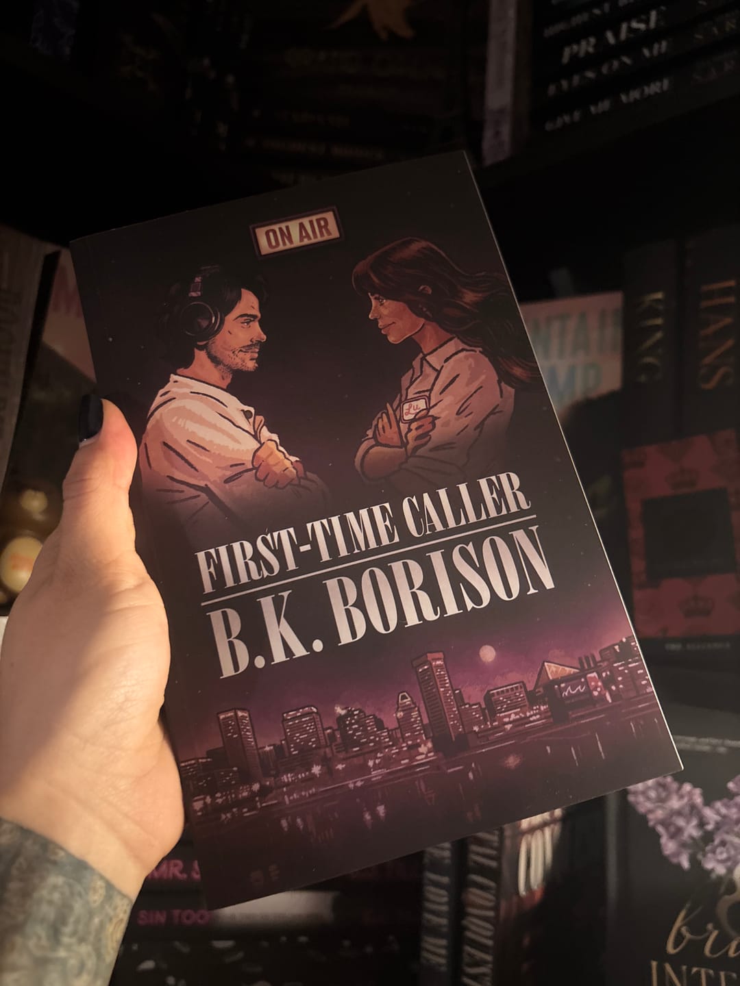 Customer photo review of First-Time Caller by B.K. Borison