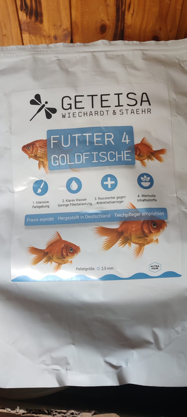 Customer photo review of Futter für Goldfische