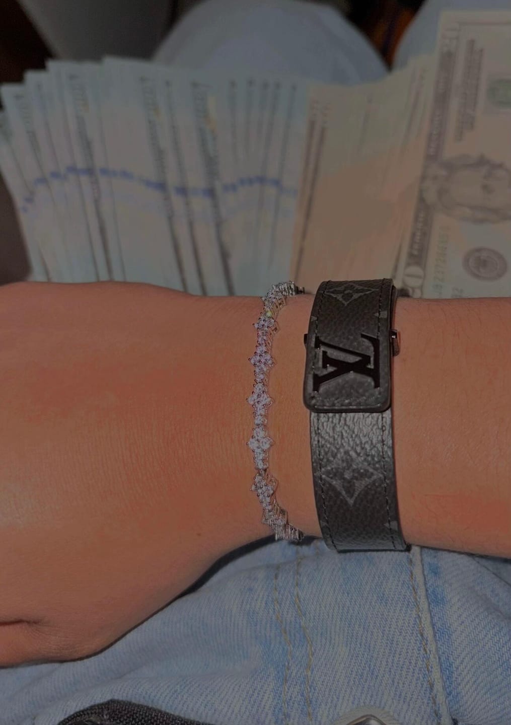 Customer photo review of Honeycomb Bracelets
