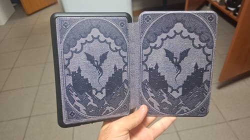 Customer photo review of Premium Kindle Cases