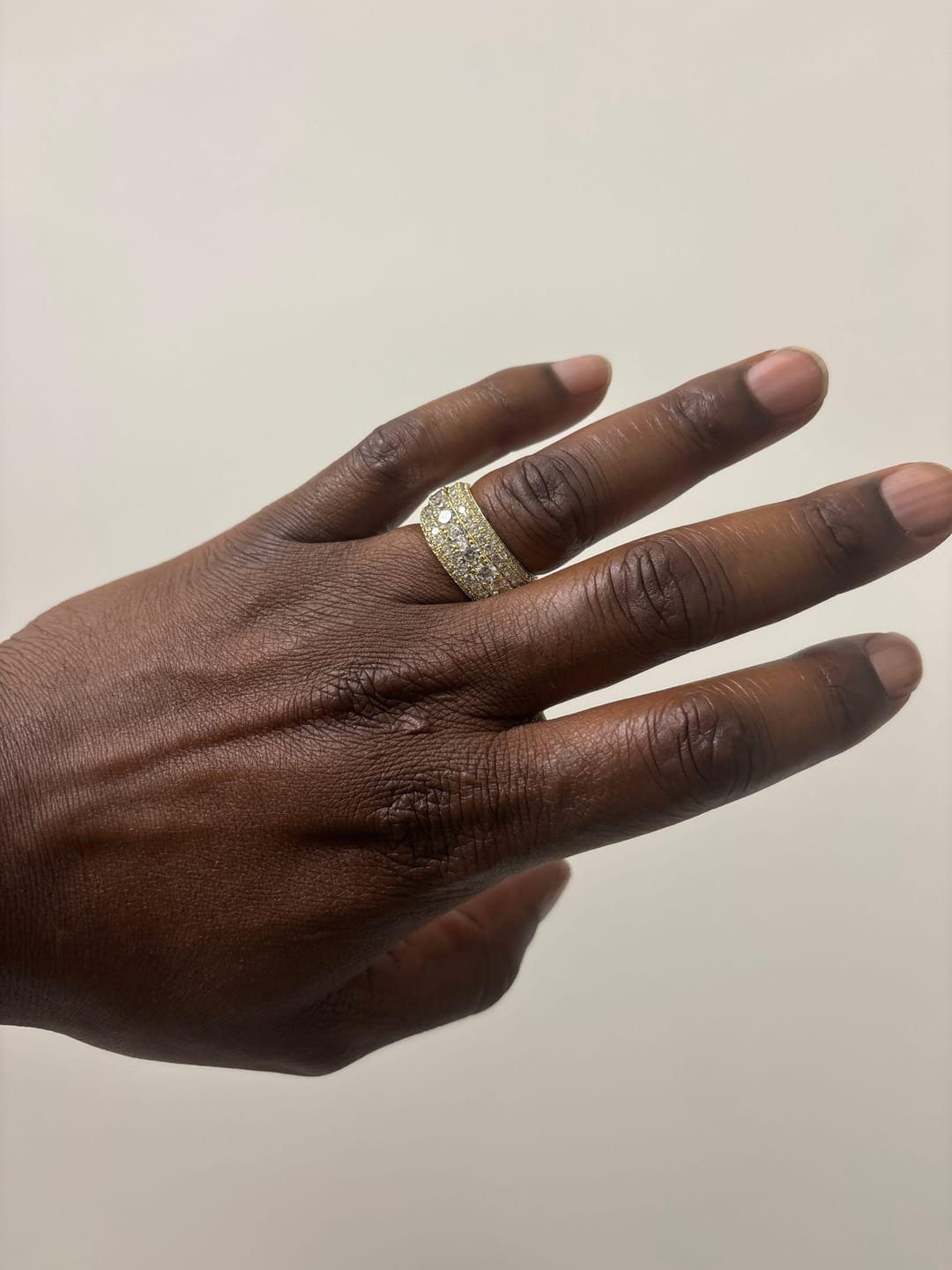 Customer photo review of Multi Crystal Rings