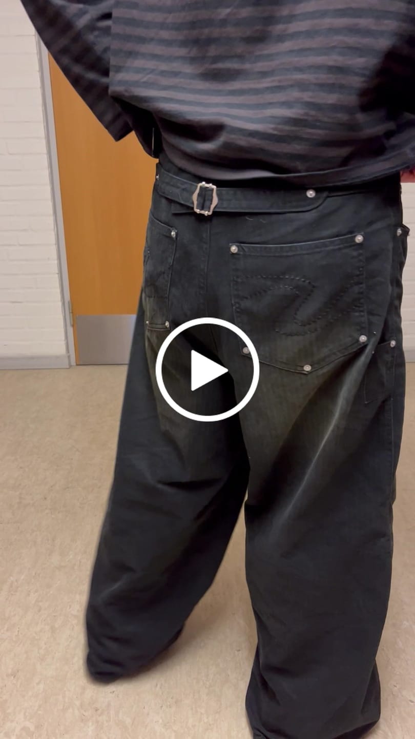 Customer video review of Herringbone Pants Black