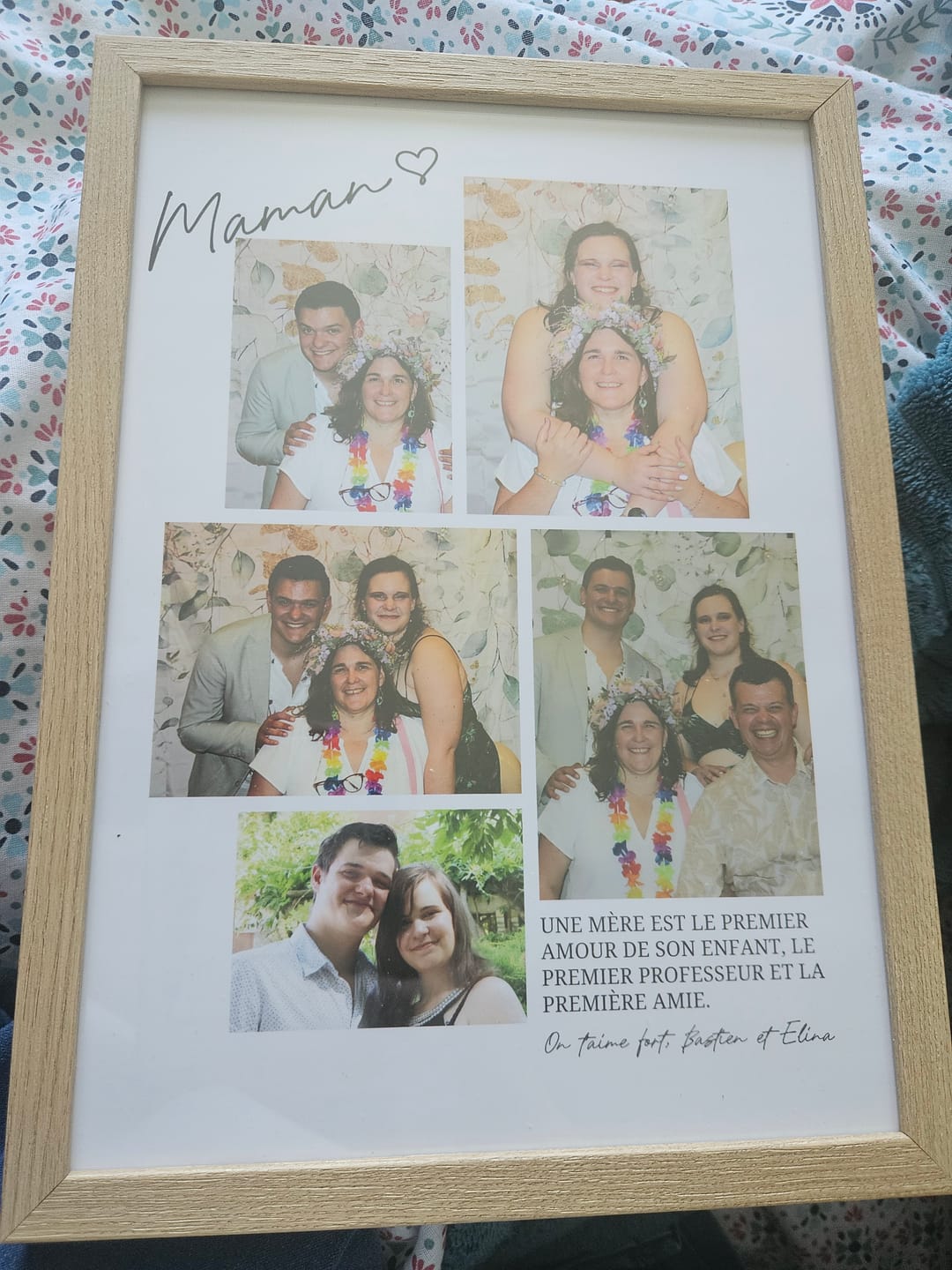 Customer photo review of Mosaïque Maman - Affiche 5 Images