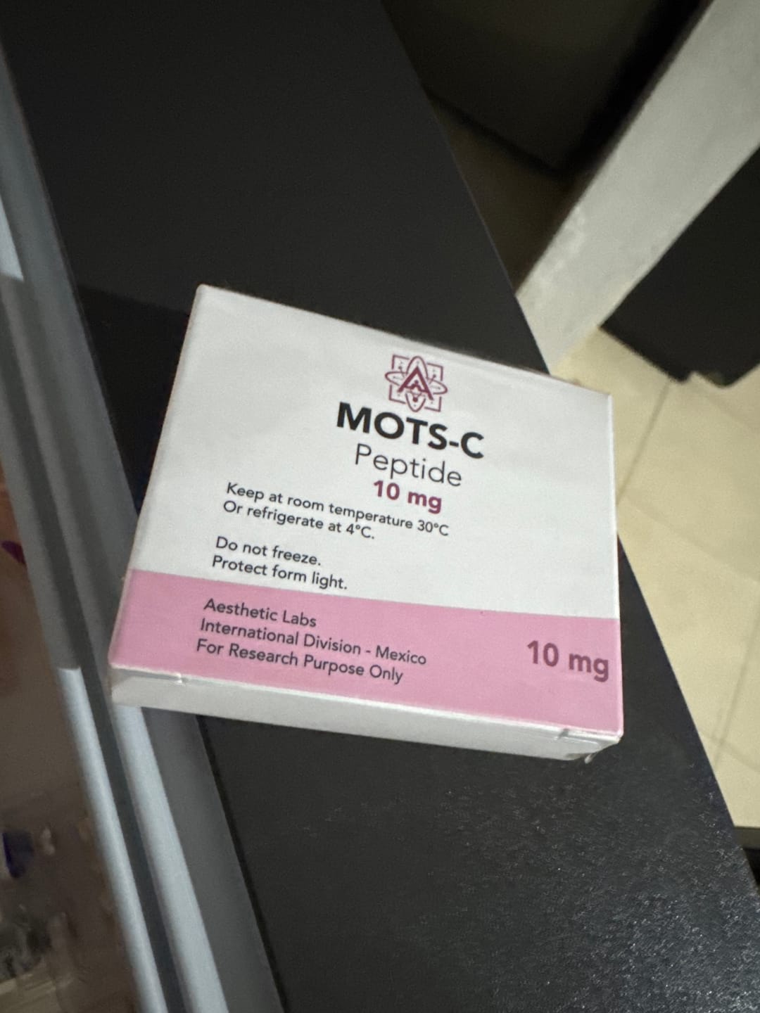 Customer photo review of Aesthetic Labs | Mots-C | Peptidos 99.9% pureza