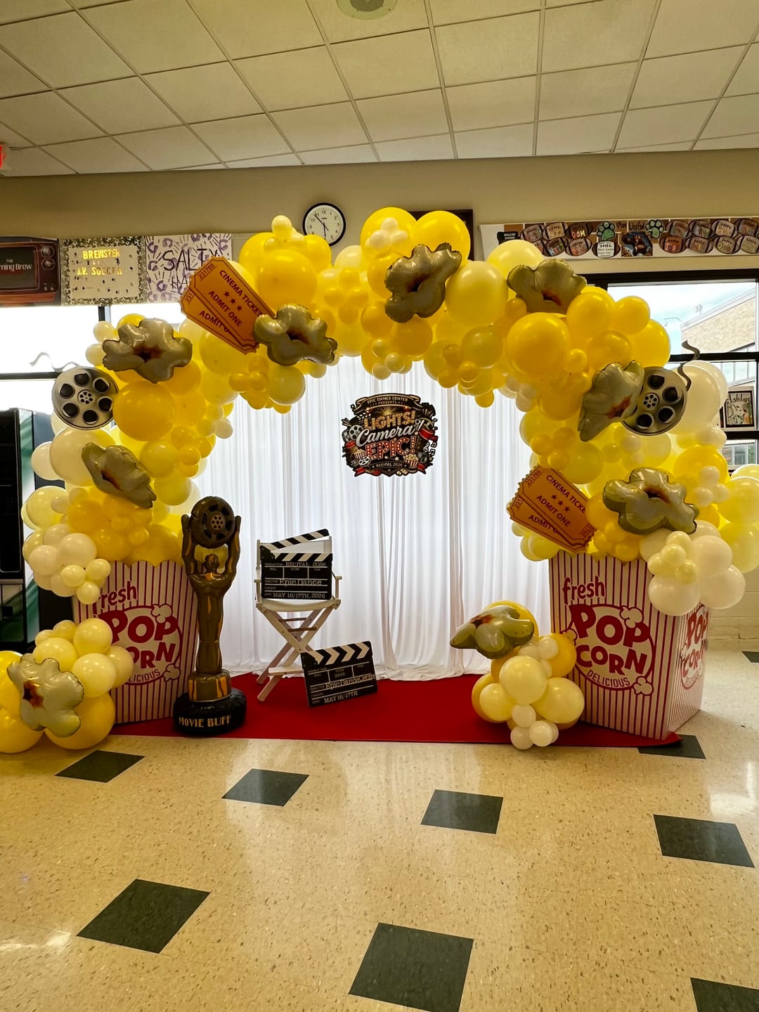 Customer photo review of 10x8ft Aluminum Alloy Tube Arch Balloon Flower Stand For Wedding Birthday Baby Shower