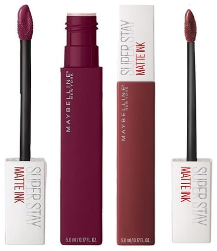 Customer photo review of Maybelline liquid lipstick super stay 115 matte ink founder v2