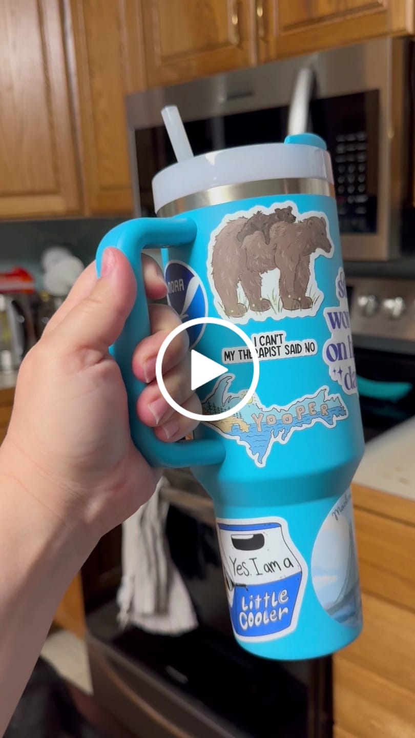 Customer video review of Bear Night Sticker