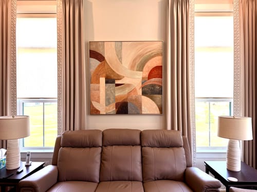 Customer review photo for Plaster Art Texture Painting #SG513