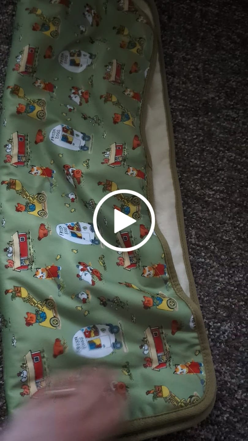 Customer video review of Ultra-Soft Bamboo Machine Washable and Wipeable Diaper Change Mat