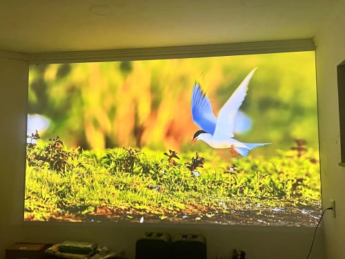 Customer photo review of MovieHub™ Wireless Projector 2026 Edition