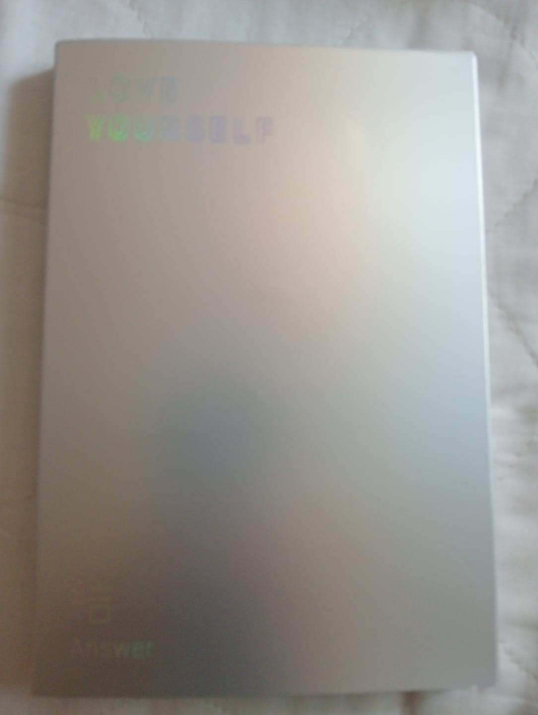Customer photo review of BTS - REPACKAGE ALBUM LOVE YOURSELF 結 ANSWER