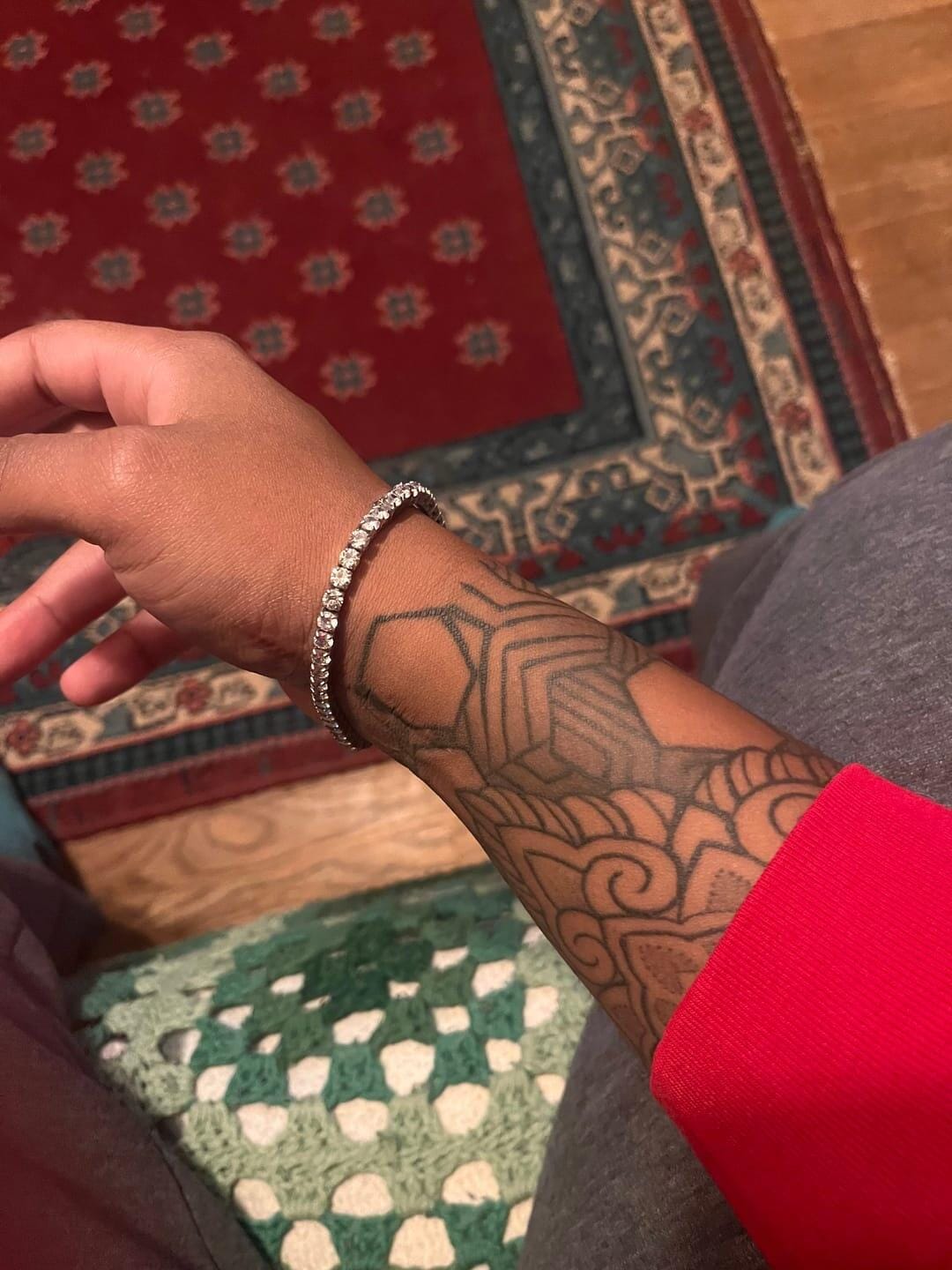 Customer photo review of Tennis Bracelets
