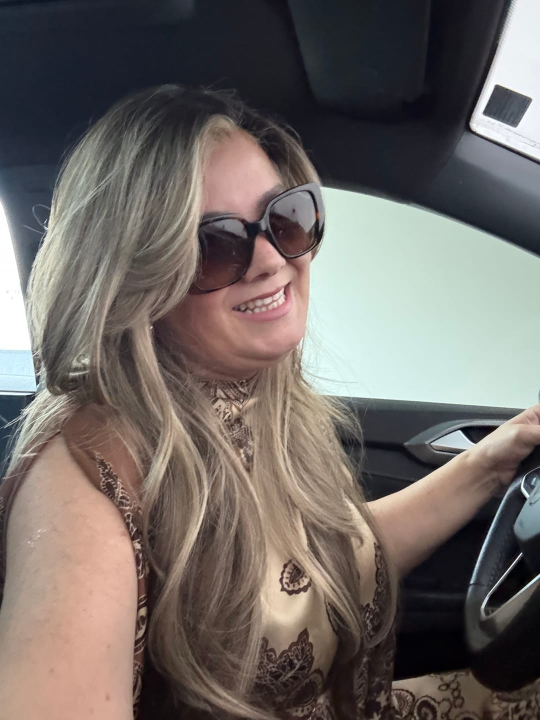Customer photo review of Peruca Jovie Castanho 4A Franja
