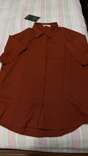 Customer photo review of Camisa Jambo Terracota