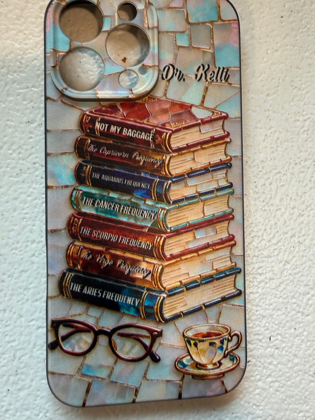 Customer photo review of Personalized Gifts For Book Lovers Phone Case