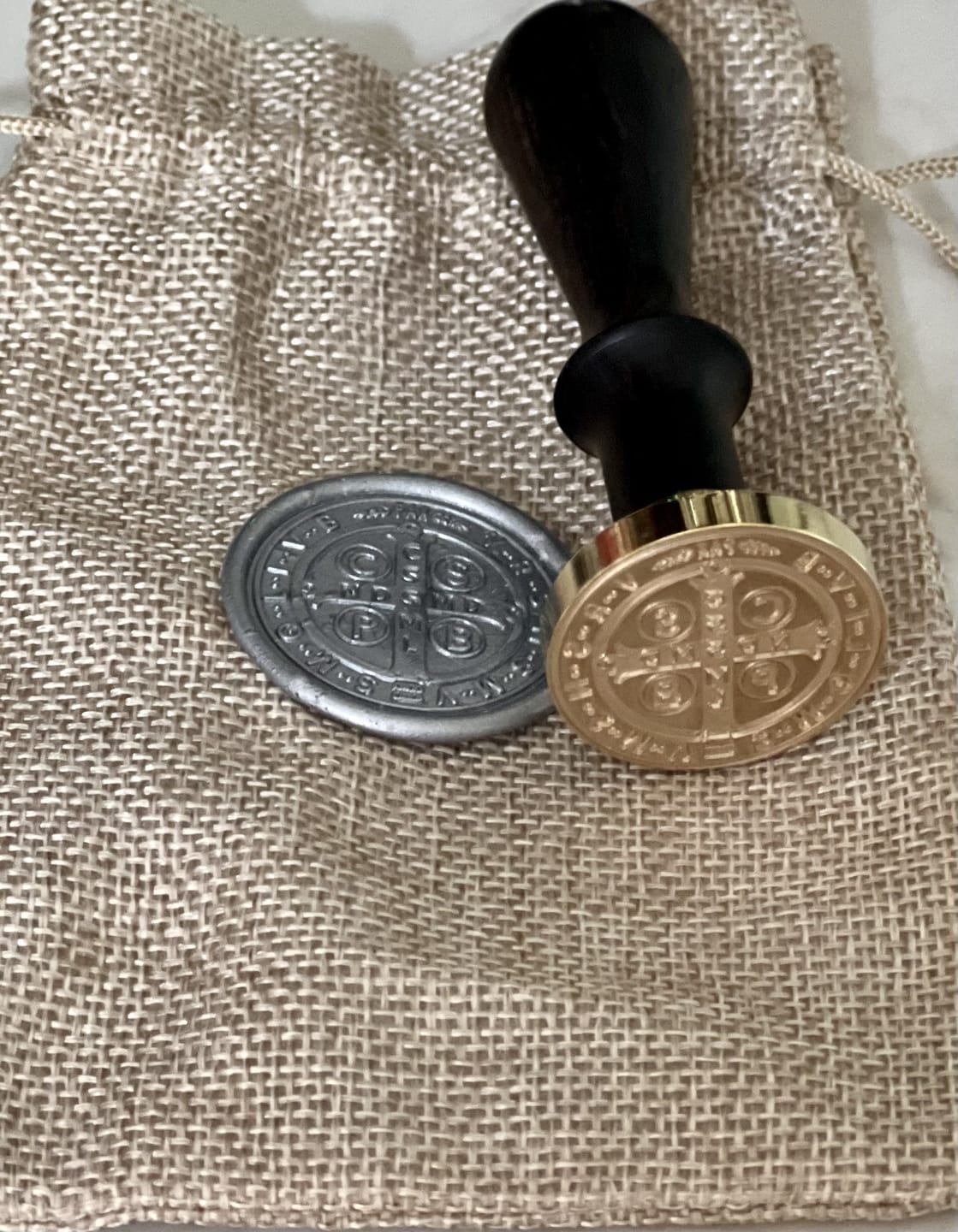 Customer photo review of Siegelstempel mit eigenem Logo