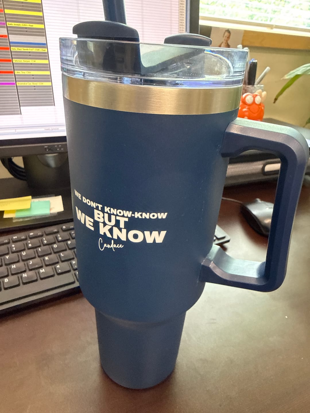 Customer photo review of WE KNOW STANDACE CUP