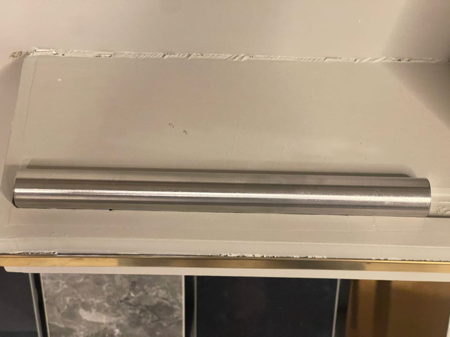Customer photo review of Stainless Steel Virtual Rod – Vastu Remedy for Durable Energy Balancing & Long-term Door Protection | Ideal for Main Entrances | 18 & 22 mm Thickness | 9 & 12 Inch Sizes