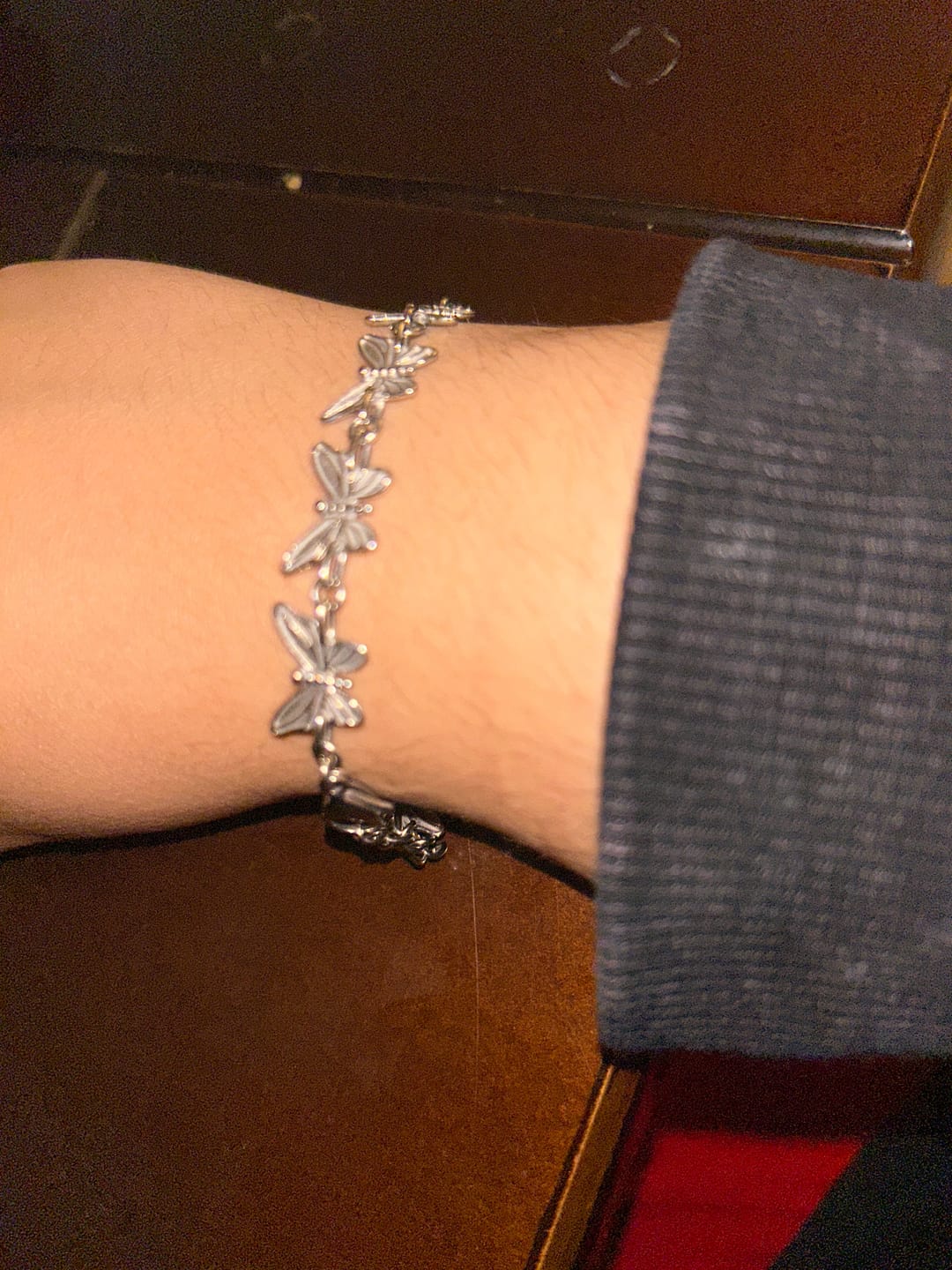 Customer photo review of BUTTERFLY BRACELET (ADJUSTABLE)