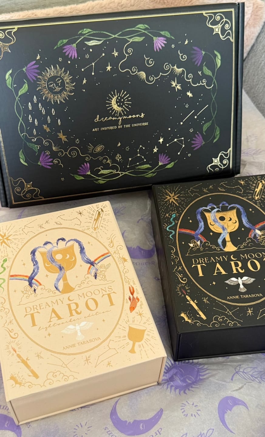 Customer photo review of Dreamy Moons Tarot
