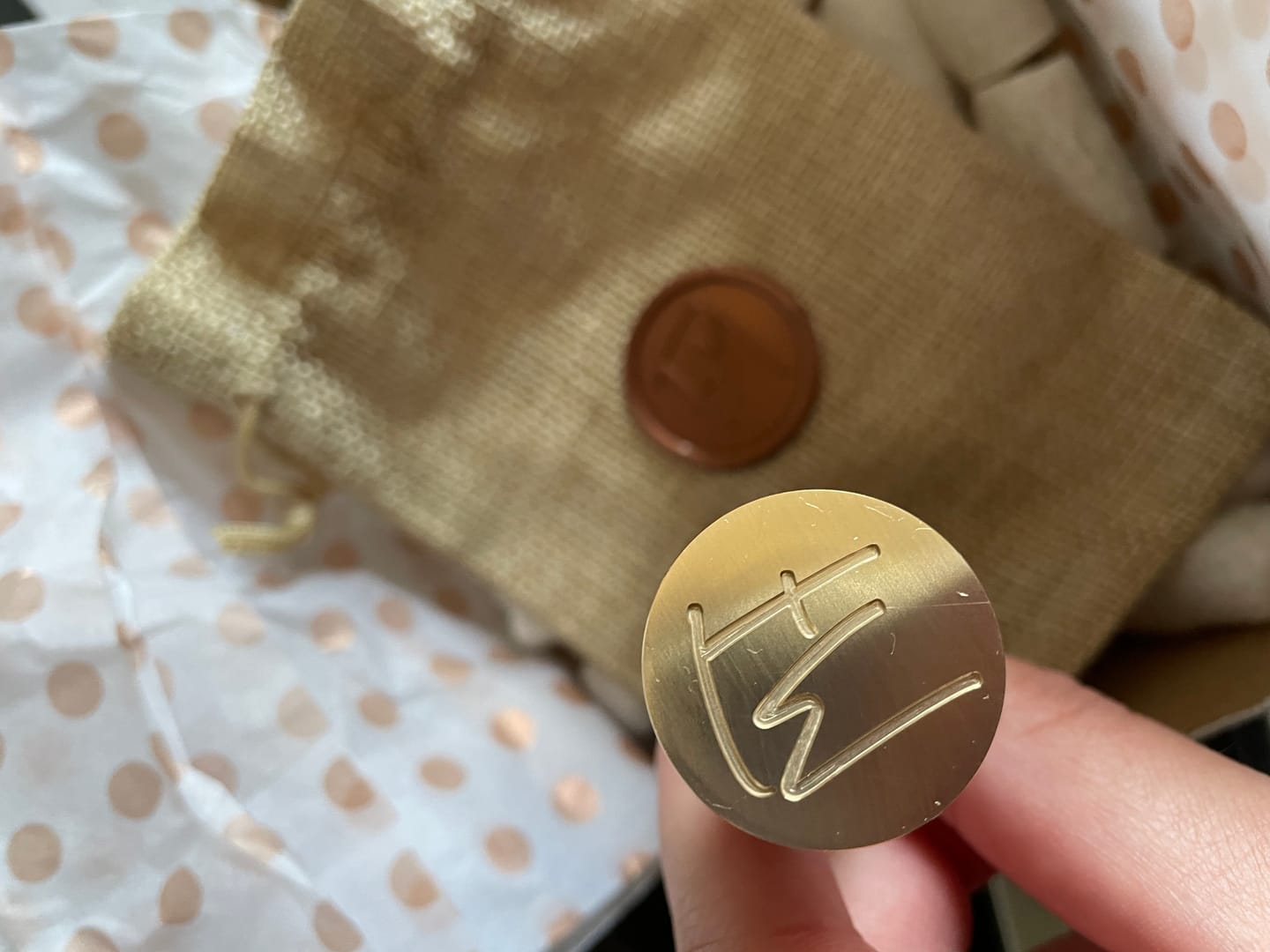 Customer photo review of Siegelstempel mit eigenem Logo