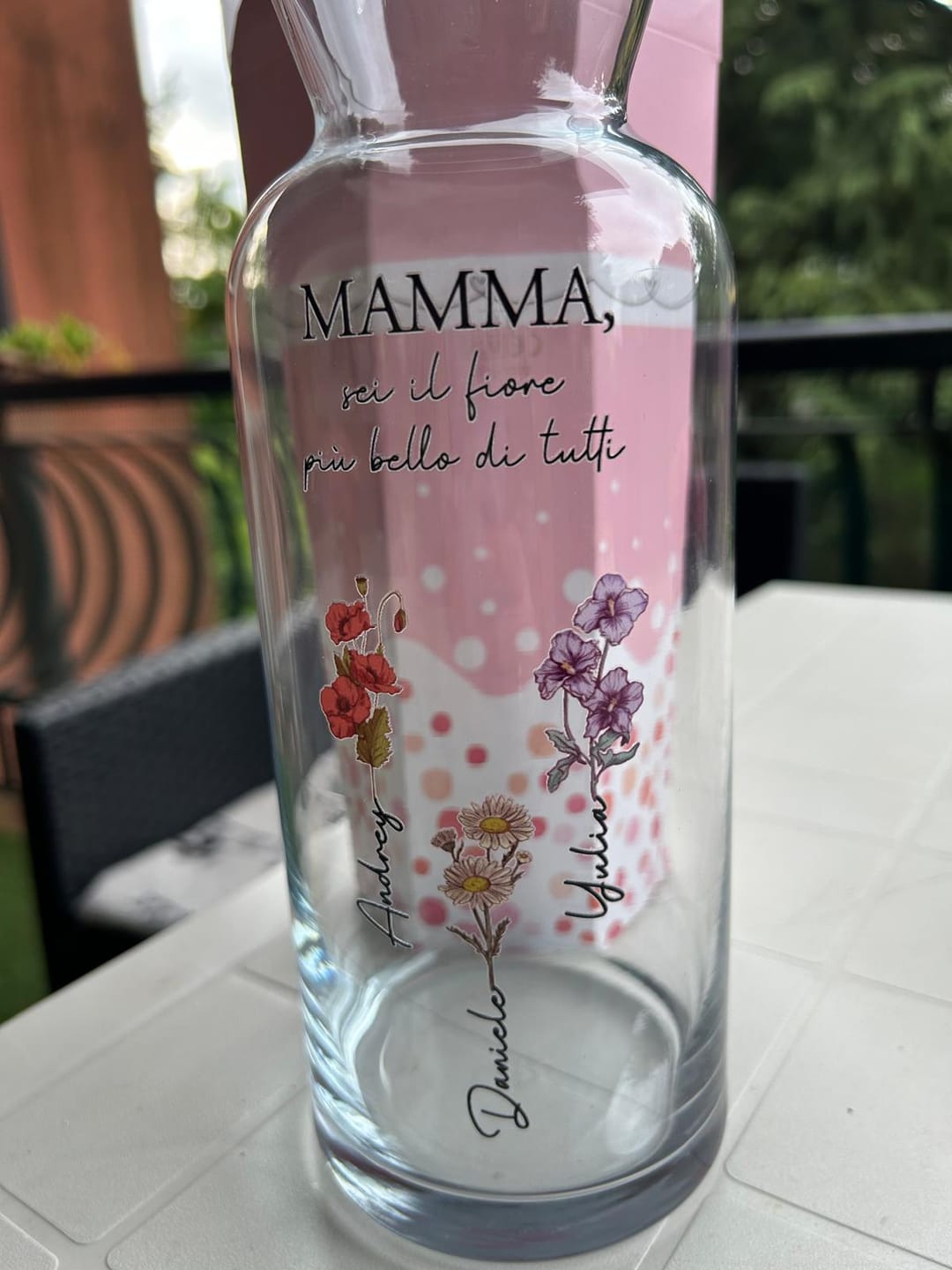 Customer photo review of Confezione regalo - Bicchiere