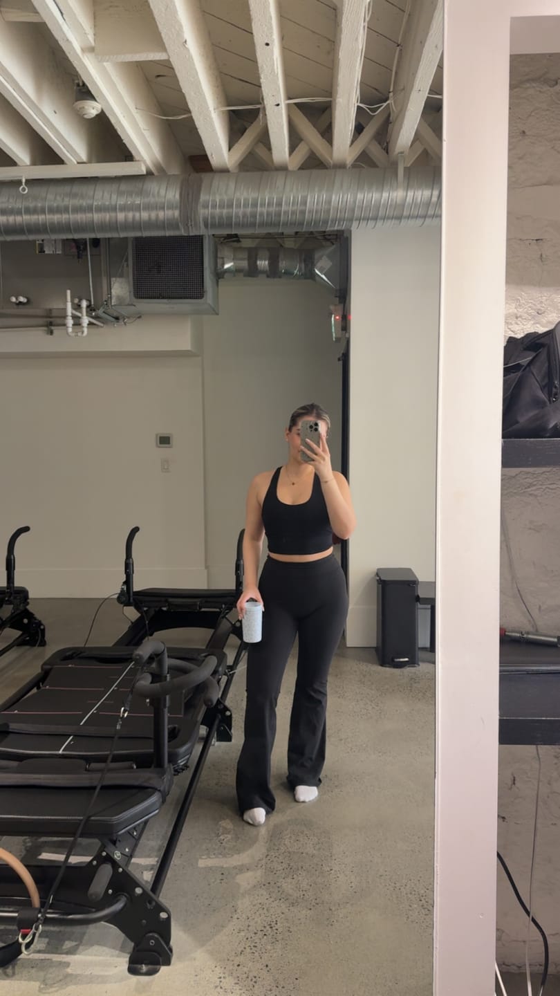 Customer photo review of The Leisure Pant / Black