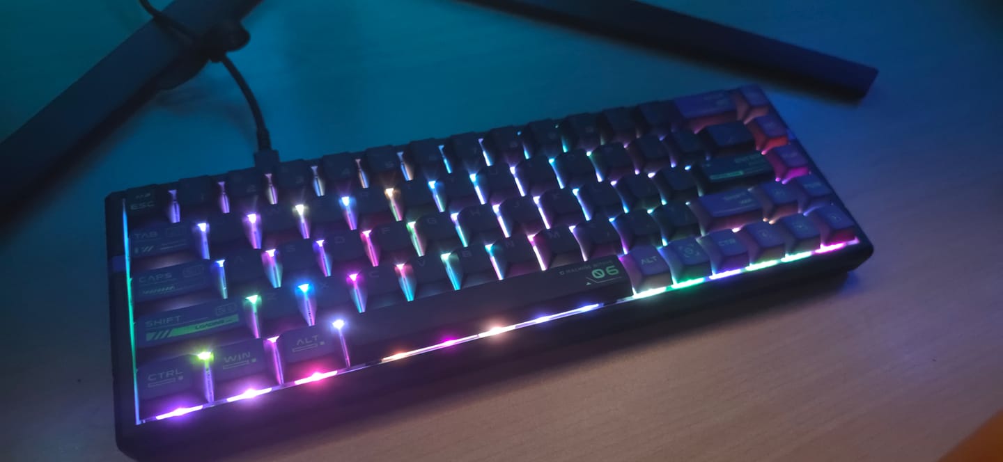 Customer photo review of ATK RS6+ Alüminyum Klavye (Manyetik Switch / HE)