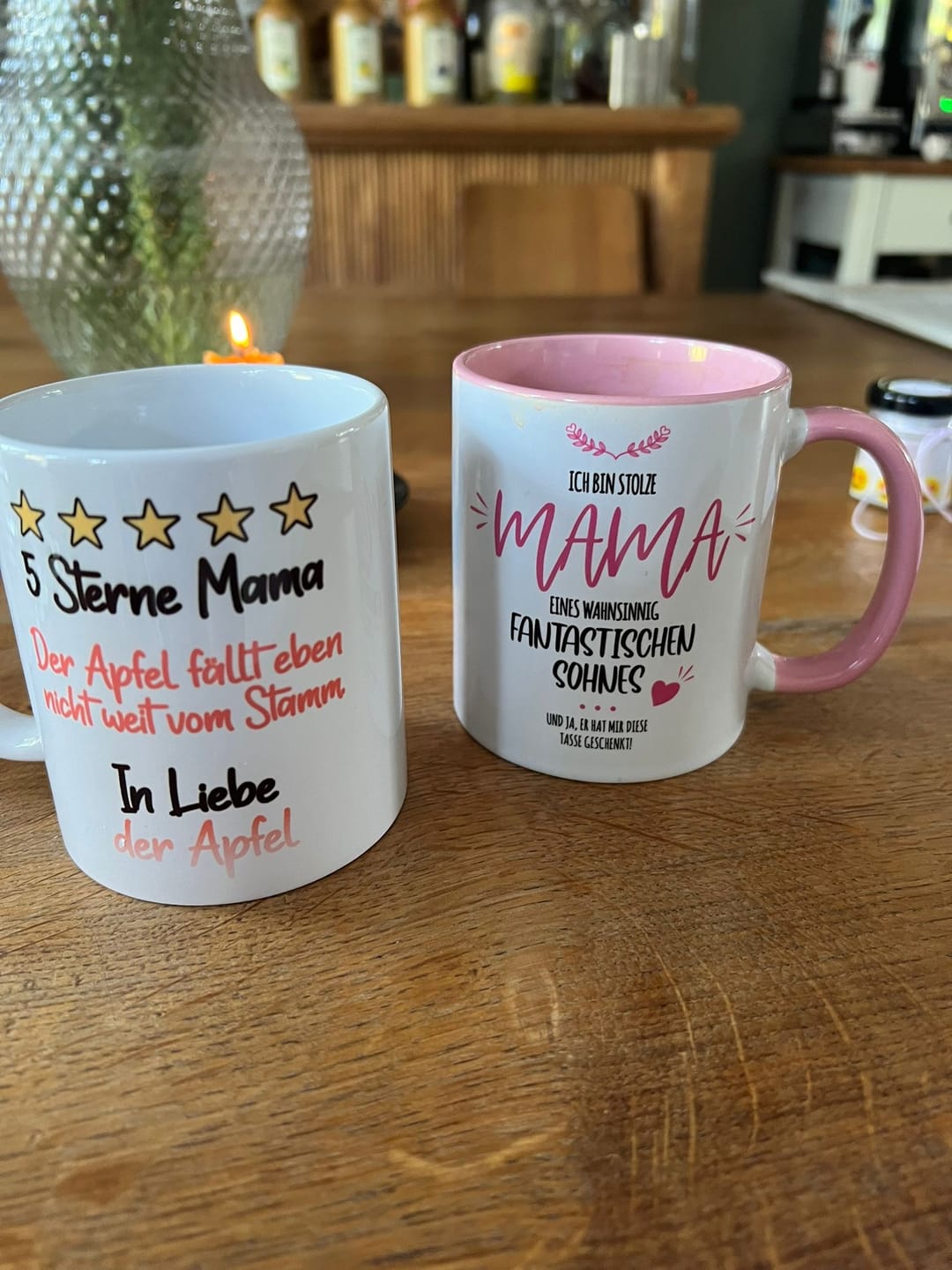 Customer photo review of 5 Sterne Mama – Der Apfel fällt nicht weit vom Stamm – Tasse
