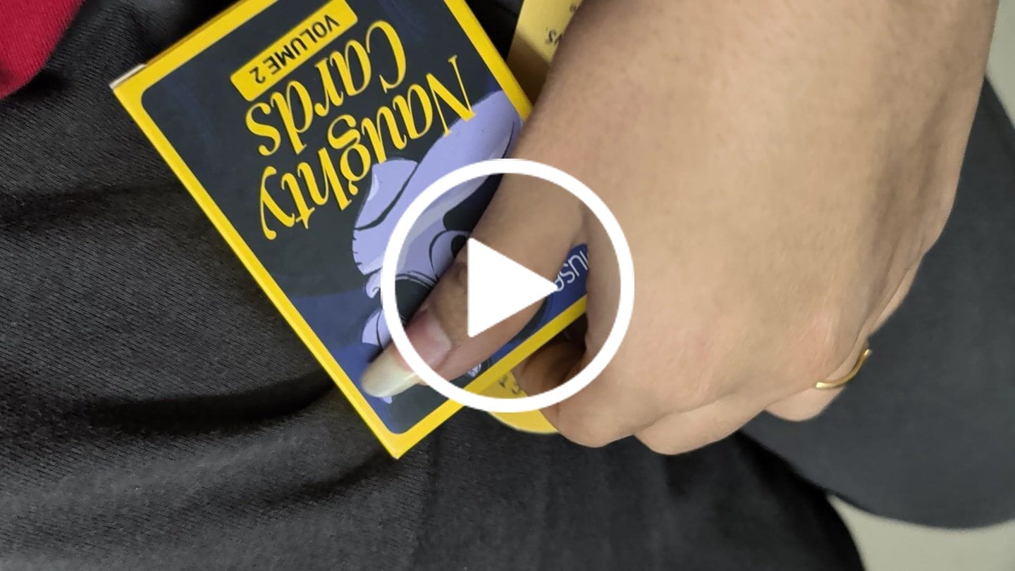 Customer video review of Naughty Cards Vol. 2