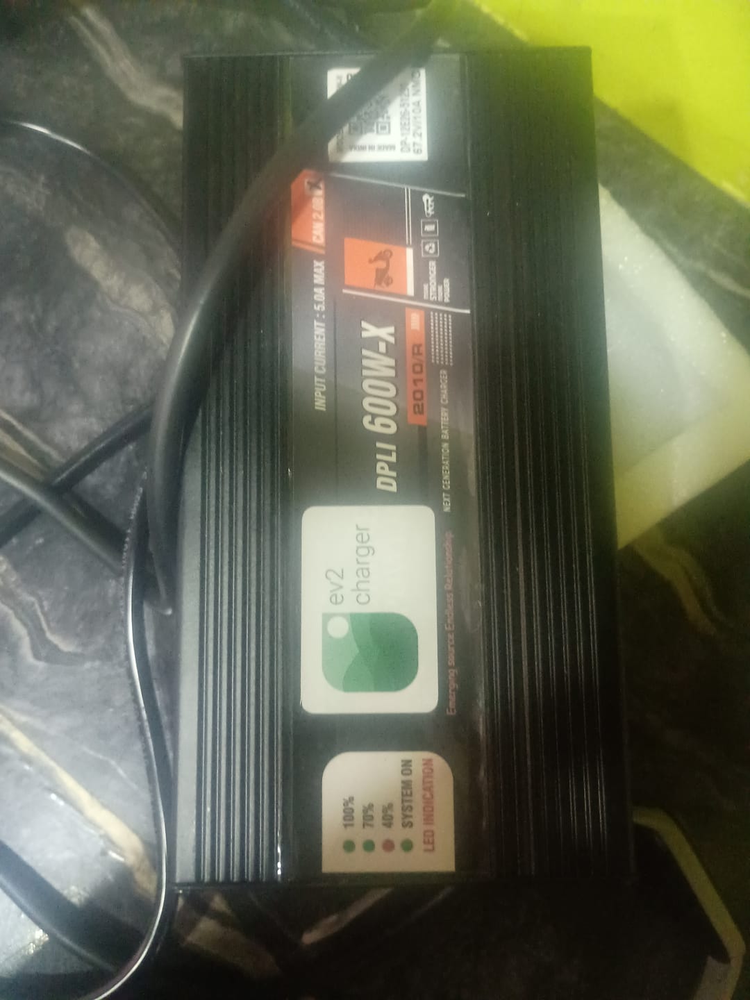 Customer photo review of 67.2V 10A Fast Lithium Battery Charger