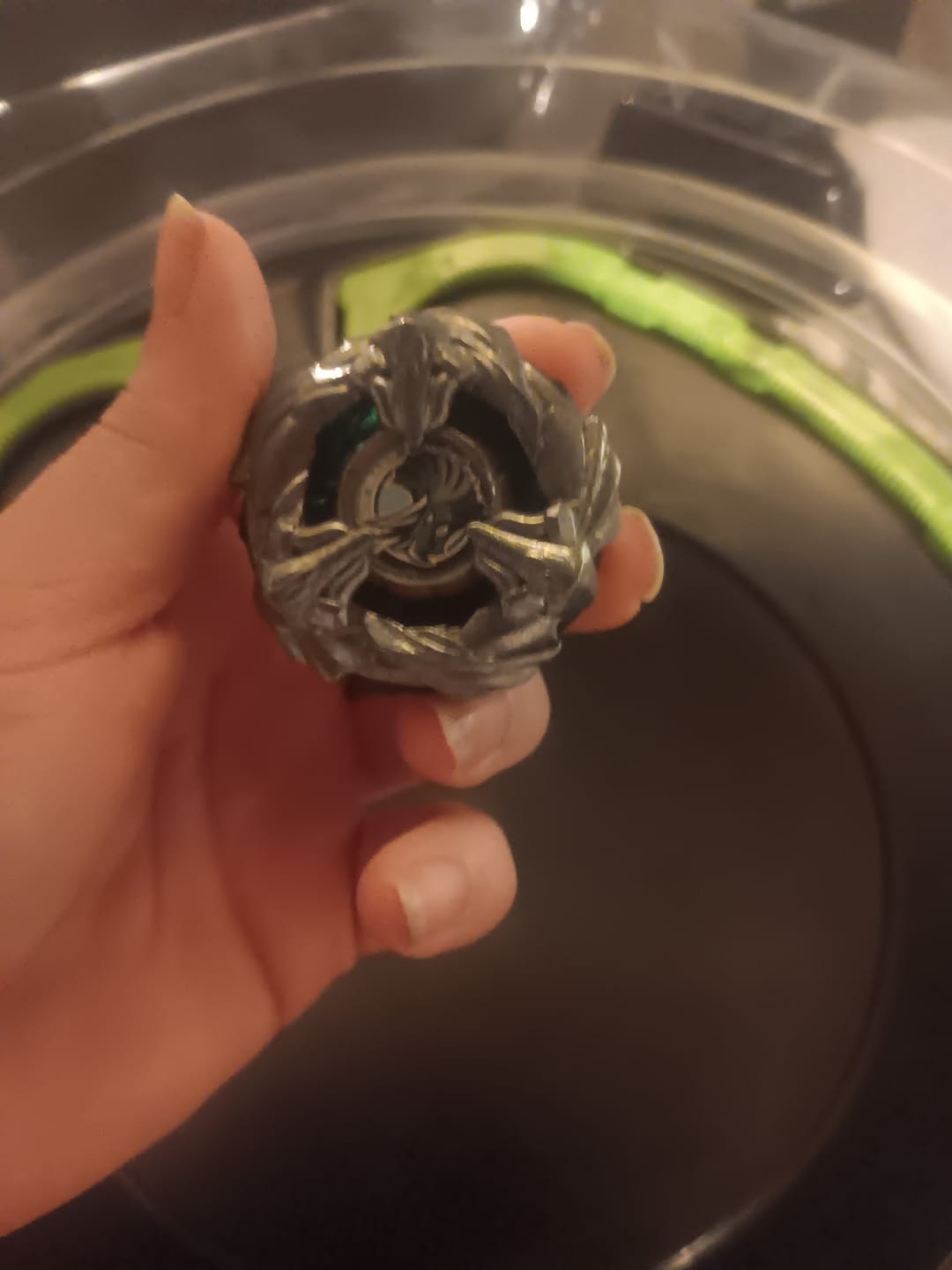 Customer photo review of Takara Tomy Beyblade X BX-44 Tricera Press M-85BS