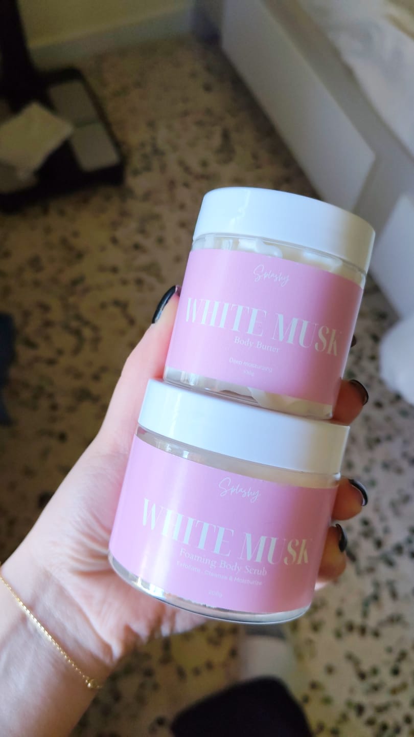 Customer photo review of Splashy™ Foaming Body Scrub