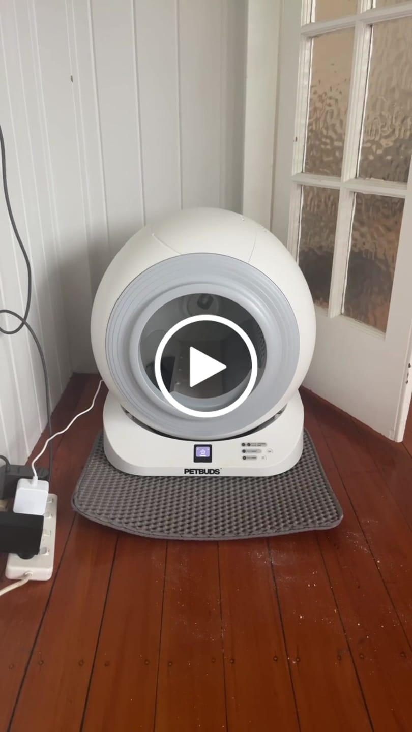 Customer video review of The Petbuds Tonepie Q-CLEAN Automatic Self-Cleaning Litter Box
