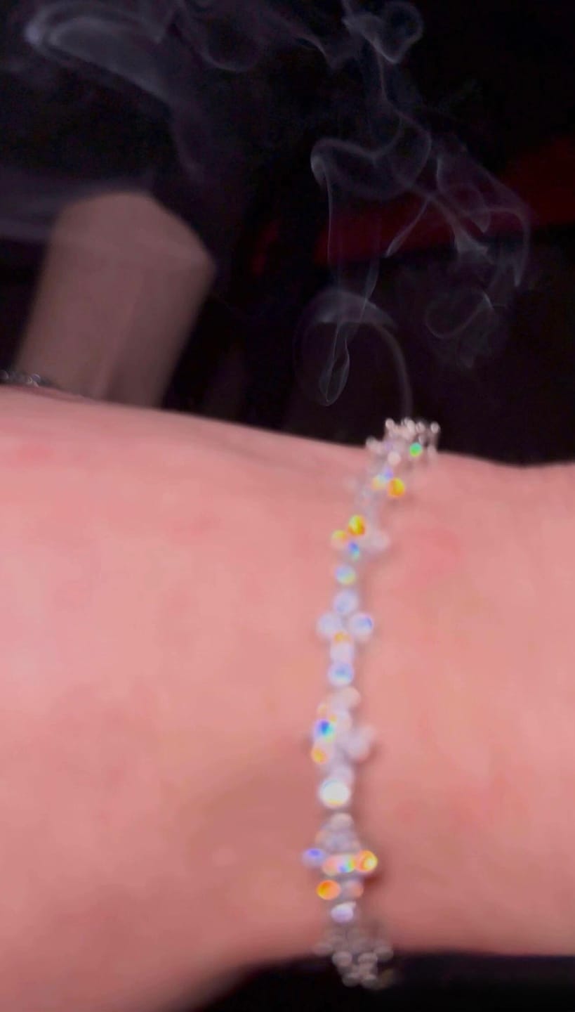 Customer photo review of Honeycomb Bracelets