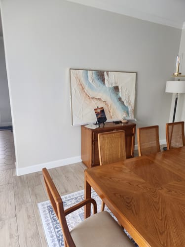 Customer review photo for Plaster Art Texure Painting #SG526