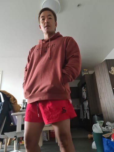 Customer photo review of Quads of the Gods Gym Shorts - Premium Lifting Shorts Australia - Black/Tiffany Blue | Stay Shredded