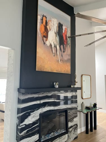 Customer review photo for Contemporary Horse Art #HA034