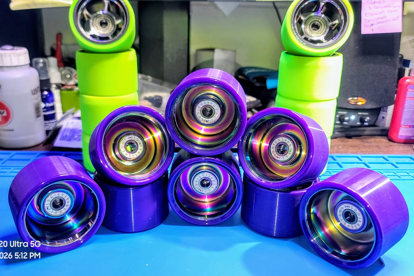 Customer photo review of Ultraglide Roller Skate Wheels